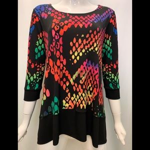 EVA VARRO ANGLE BACK BOTTOM TUNIC BRIGHT LIGHT